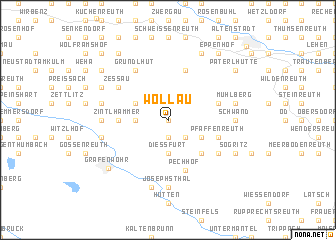 map of Wollau