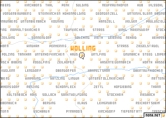 map of Wölling