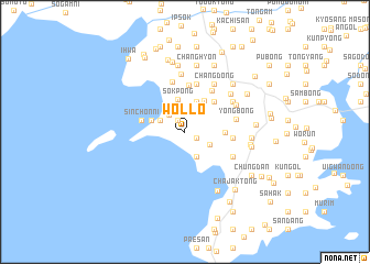 map of Wŏllo