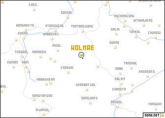 map of Wŏlmae