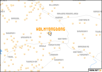 map of Wŏlmyŏng-dong