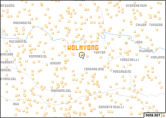 map of Wŏlmyŏng