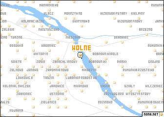 map of Wolne