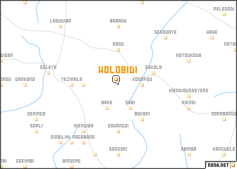 map of Wolobidi