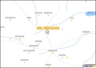 map of Wolobougou