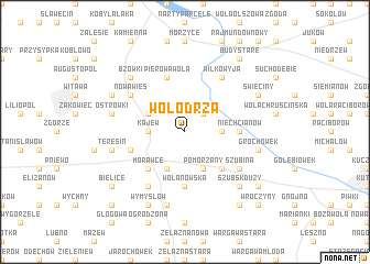 map of Wołodrza