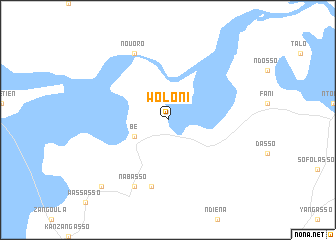 map of Woloni