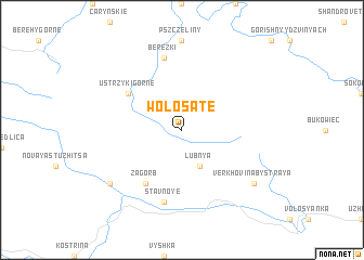 map of Wołosate