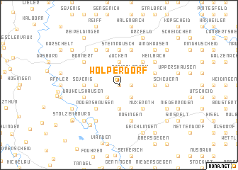 map of Wolperdorf