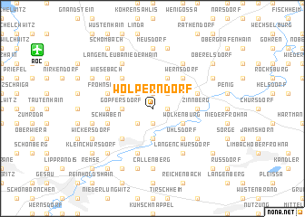 map of Wolperndorf