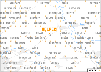 map of Wölpern