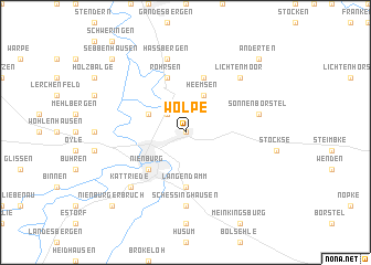 map of Wölpe