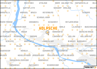 map of Wölpsche