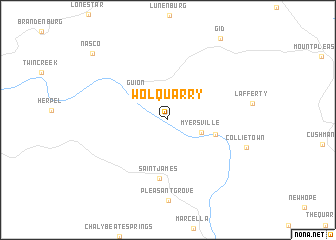 map of Wolquarry