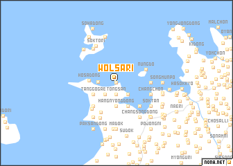 map of Wŏlsa-ri