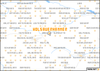 map of Wölsauerhammer