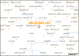 map of Wolschwiller