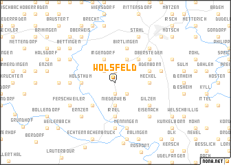 map of Wolsfeld