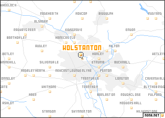 map of Wolstanton