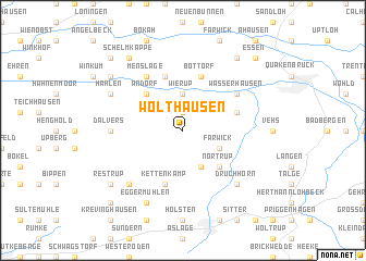 map of Wolthausen