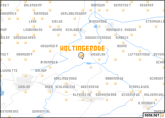 map of Wöltingerode