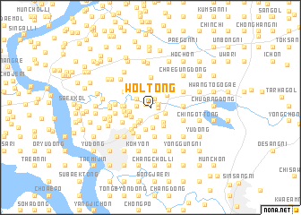 map of Wŏl-tong