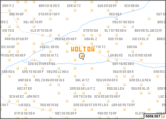 map of Woltow