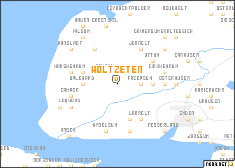 map of Woltzeten