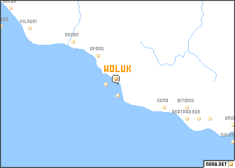 map of Woluk