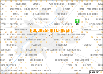 map of Woluwé-Saint-Lambert