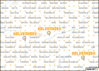 map of Wolvenhoek