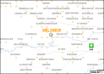 map of Wolxheim