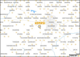map of Womasi