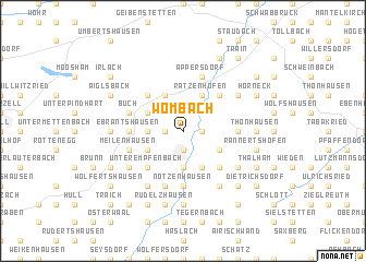 map of Wombach