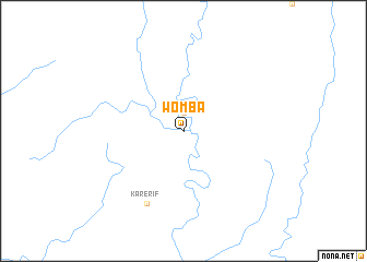 map of Womba