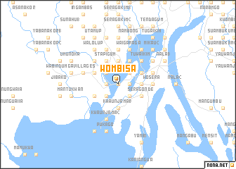 map of Wombisa