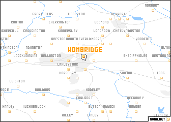 map of Wombridge