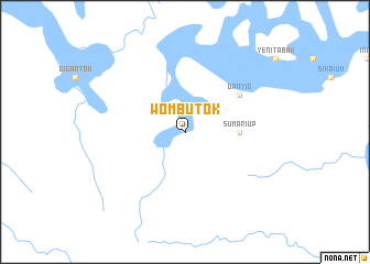 map of Wombutok