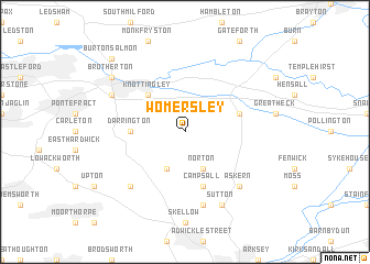 map of Womersley