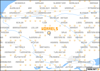 map of Wommels