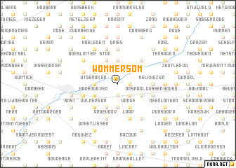 map of Wommersom