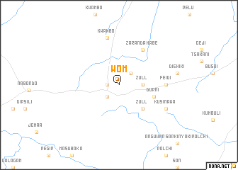 map of Wom