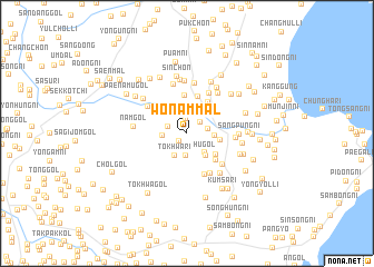 map of Wŏnammal