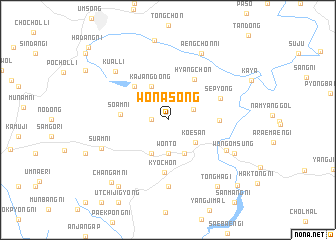 map of Wŏnasŏng