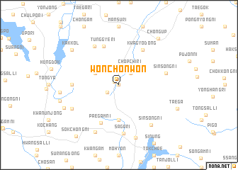 map of Wŏnch\