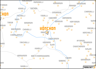 map of Wŏn-ch\