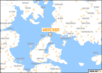 map of Wŏn-ch\