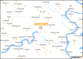 map of Wŏnch\