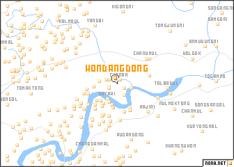 map of Wŏndang-dong