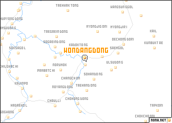 map of Wŏndang-dong